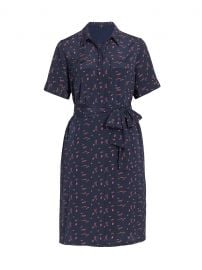 Lafayette 148 NY Doha Doodle Shirt dress at Saks Fifth Avenue